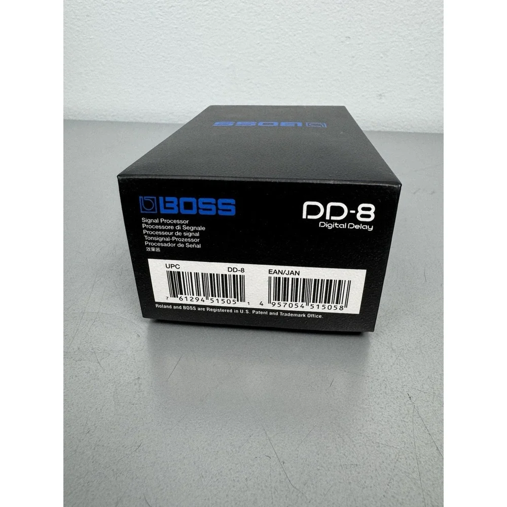 Boss DD-8 Digital Delay Electric Guitar Effects Pedal w/ Box And Papers